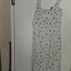 Forever 21 White Floral Dress